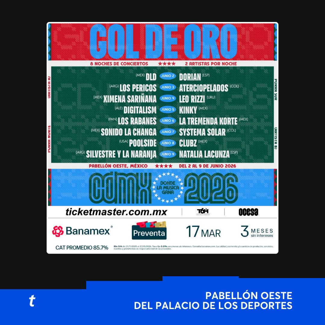 Ticketmaster México tweet media