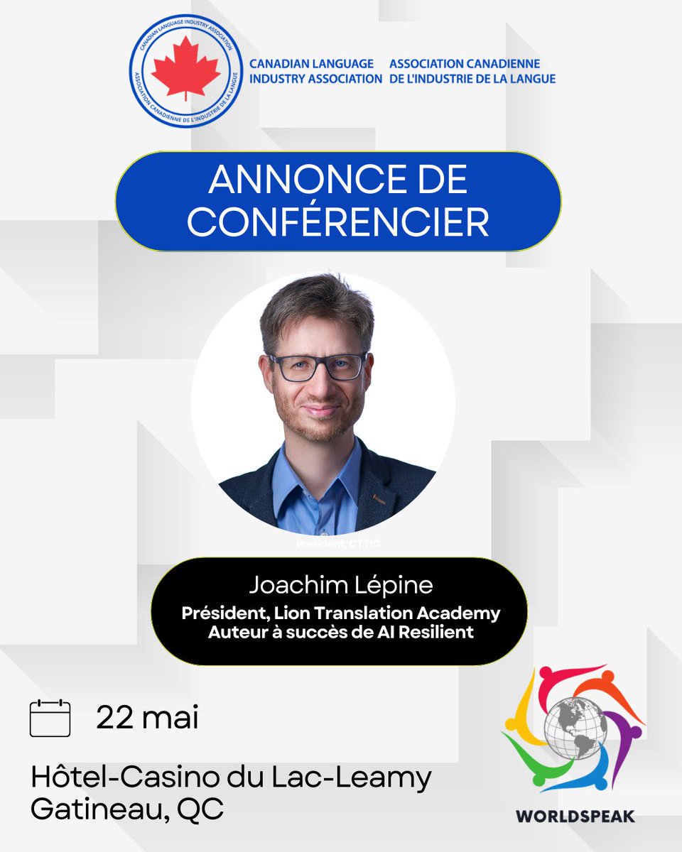 Canadian Language Industry Association tweet media