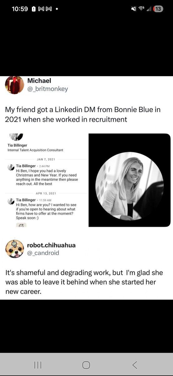 LiamPatCogan's tweet photo. At least she's working on a life of self respect 🤣 https://t.co/mga0DHnq10