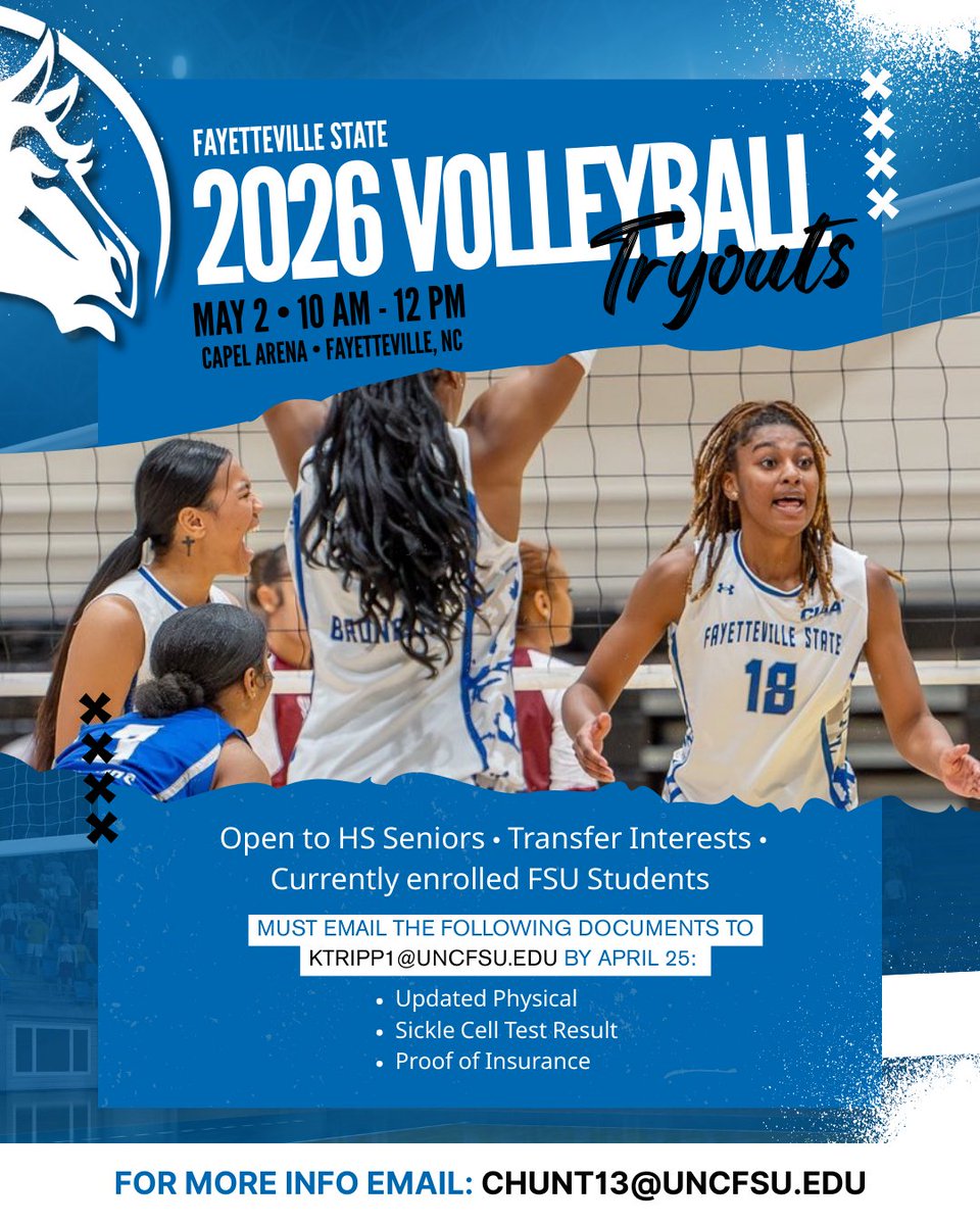 Fayetteville State Volleyball tweet media