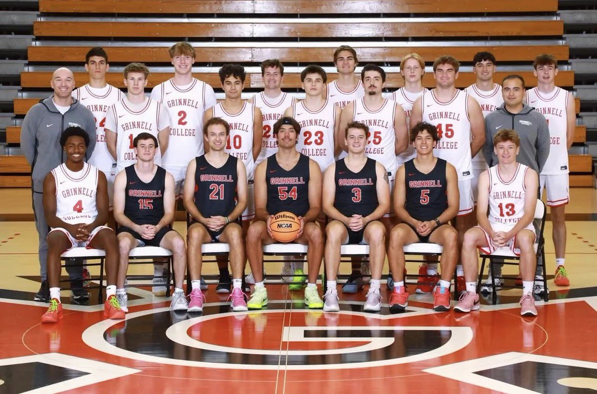 Grinnell College MBB tweet media