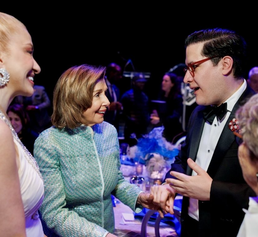 felipetristan's tweet photo. Honoring Speaker Emerita NANCY PELOSI at the ODC Gala 2026 @SpeakerPelosi
#odcgala2026 #nancypelosi #dance #performingarts #lifeisnow https://t.co/GL1VLjfZPU