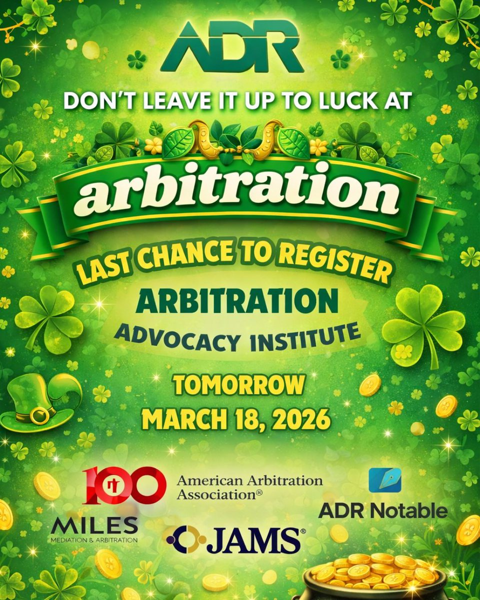 Alternative Dispute Resolution Section tweet media