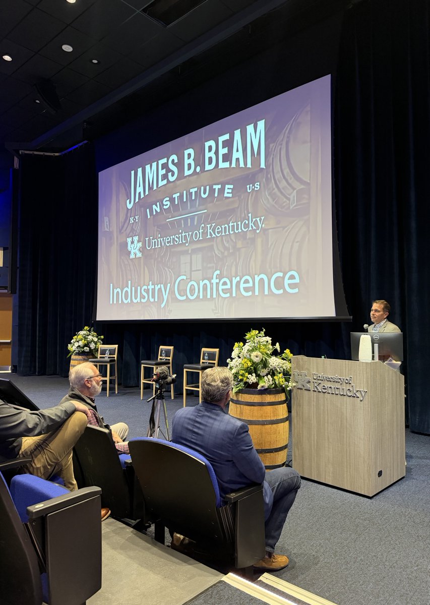 KyDistillers's tweet photo. Cheers to the 7th annual JBBI Conference! 🥃 @KyDistillers is proud to serve as a Signature Conference Partner of @beam_uky, and we’re already halfway through! 
 
With attendees from 36 states and 11 countries, this year’s conference marks the industry’s largest gathering of technical expertise yet. The past day and a half have been filled with opportunities to learn, connect, and collaborate across our #KentuckyBourbon community and beyond. 
 
Looking forward to a strong finish tomorrow! 
 
#UKBeamInstitute #TheProofIsHere #BourbonBuildsKentucky