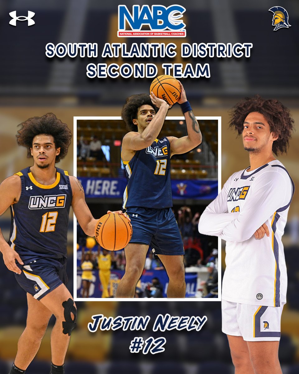 Congratulations to Justin Neely on being named to the <a href="/NABC1927/">NABC</a> South Atlantic District Second Team! 🔥

📰go.uncg.edu/tc22f4
#letsgoG