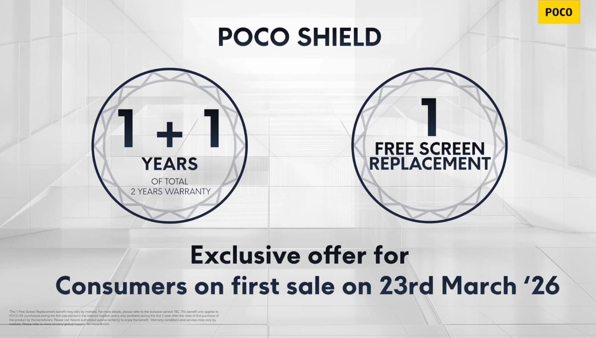 nitint1111's tweet photo. The wait is OVER. ⚡ The power is REAL. 🔥 Presenting the price of the all-new... 🤩 #POCOX8Pro 💥

Starting at just ₹29,999 😱

#POCO #POCOX8ProSeries #X8ProSeries
#AllPowerNoBS #PowerUnleashed

@IndiaPOCO @KenSekhar @sandeep9sarma @Huilgol @digvj @AnkitSingh_08 https://t.co/tknrLeoeJo