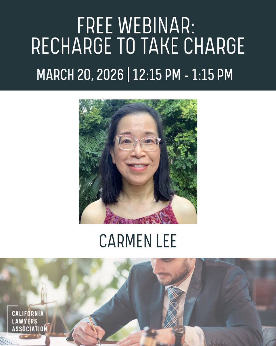 California Lawyers Association tweet media