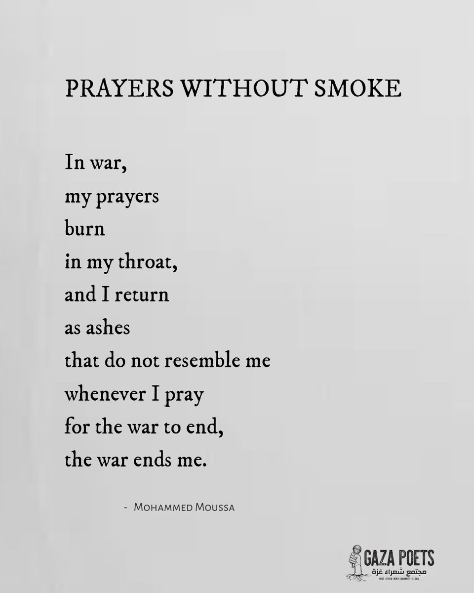 Gaza Poets Society tweet media