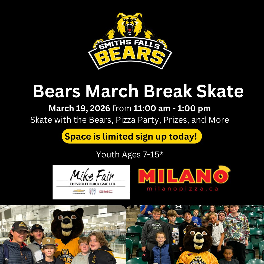 Smiths Falls Bears tweet media