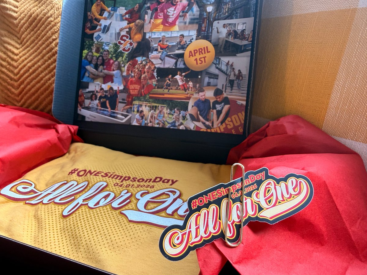 Simpson College tweet media