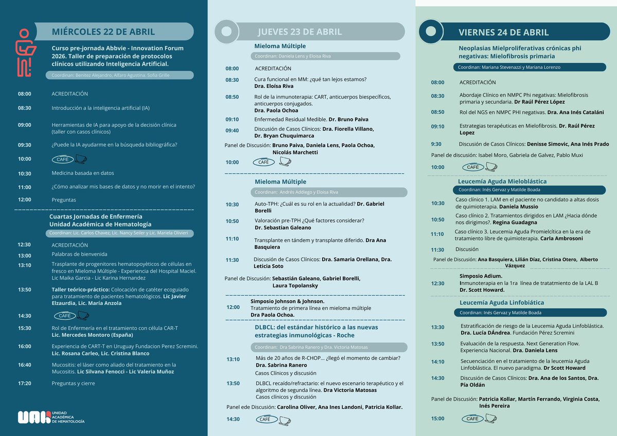 Unidad Académica de Hematología. tweet media