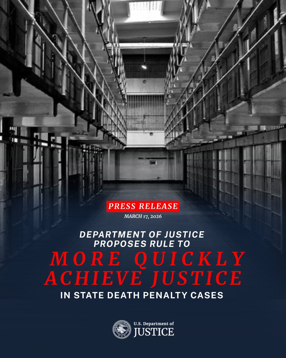 U.S. Department of Justice tweet media