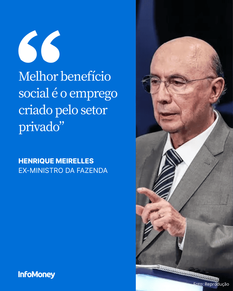 infomoney's tweet photo. REVISÃO DOS BENEFÍCIOS SOCIAIS

O ex-ministro da Fazenda, Henrique Meirelles, afirmou que o Brasil precisa retomar a produtividade através de mudanças estruturais. “O melhor programa social que existe é o emprego”, disse, em painel no evento Nomad Global Invest Day, que aconteceu nesta terça-feira (17), em São Paulo, com a presença de Nathalia Rodrigues, diretora de jurídico, compliance e regulatório na Nomad.

“Nós precisamos também de uma revisão corajosa dos benefícios sociais, além dos pentes finos feitos regularmente”, cita o ex-ministro, destacando que pente finos pegam irregularidades, mas que é necessário mais.

Segundo Meirelles, que foi presidente do Banco Central (BCB), entre 2003 e 2011 no Governo Lula, e ministro da Fazenda no Governo Michel Temer, entre 2016 e 2018, o crescimento sustentável não é possível no longo prazo sem que haja realização de reformas estruturais.

Leia mais no site do InfoMoney: https://t.co/F1dYaMn07f

Foto: Reprodução

#HenriqueMeirelles #Benefícios #Política #Economia