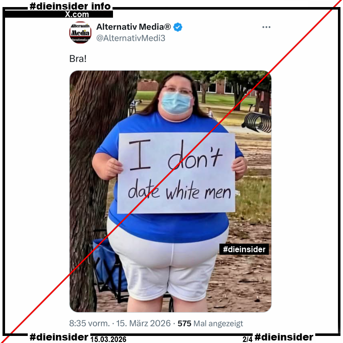 Die_Insider's tweet image. Wenn man KI-Bilder generieren und teilen muss, um seine Frauenfeindlichkeit und seinen Hass rauszurotzen!
 
#LautGegenNazis #NiemalsAfD #AfDVerbot
#Antifaschismus #GemeinsamGegenHass #DieInsider