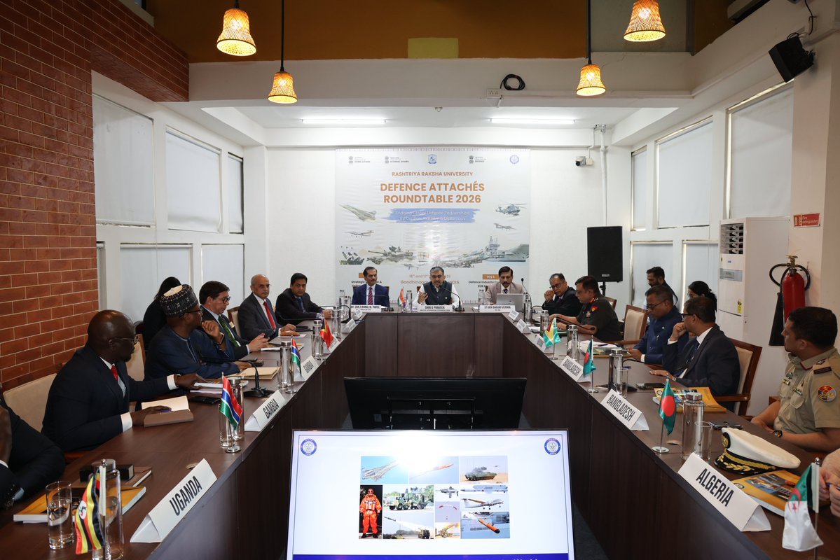 Rishit897's tweet photo. Strict protocols limit my disclosure to this singular image.

At 
DEFENCE AFFACHÈS ROUNDTABLE 2025 https://t.co/pHyVVyxerv