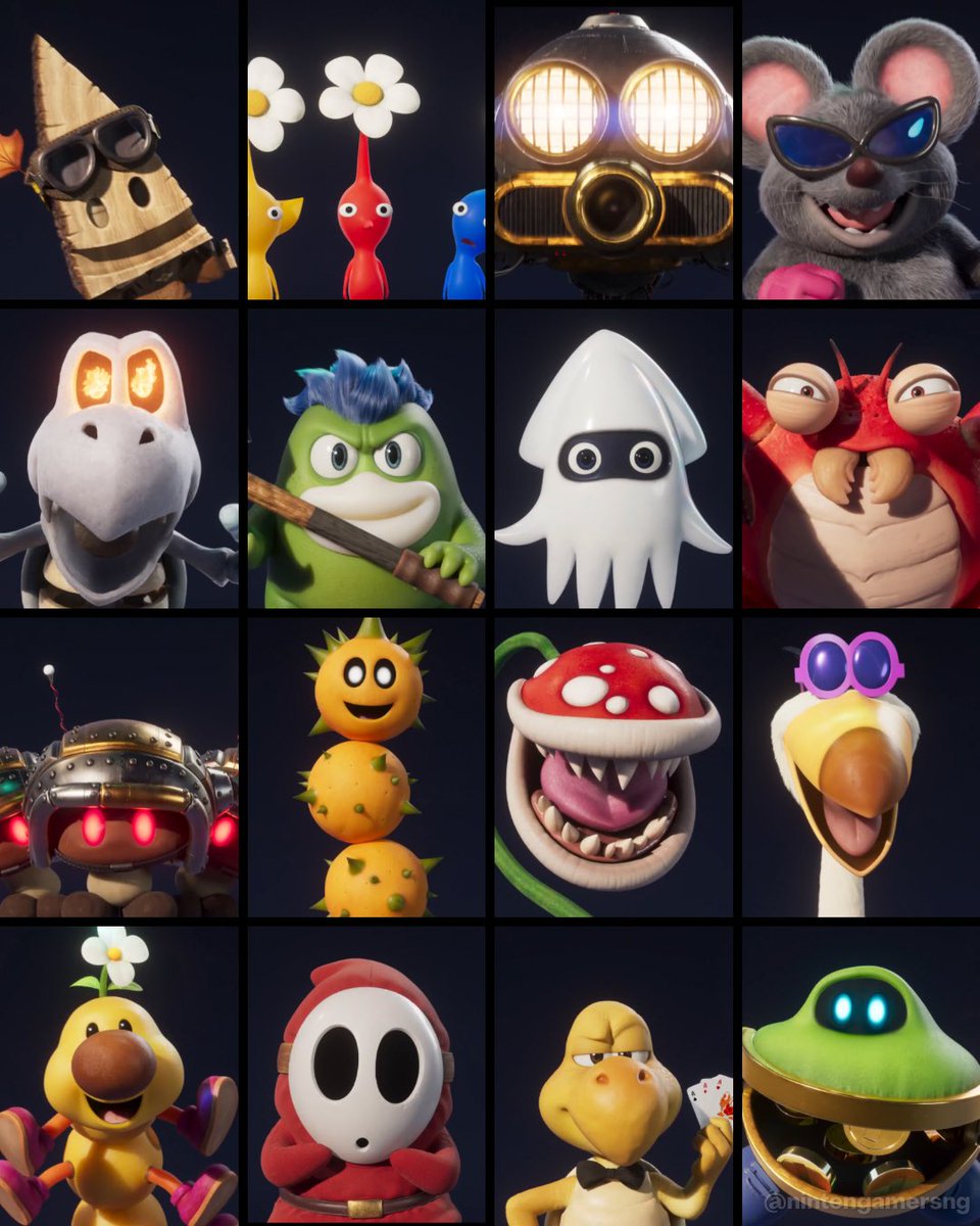 NintenGamers's tweet photo. Personajes y enemigos secundarios de #SuperMarioGalaxyMovie 🌌 https://t.co/AmuiGDIQjj