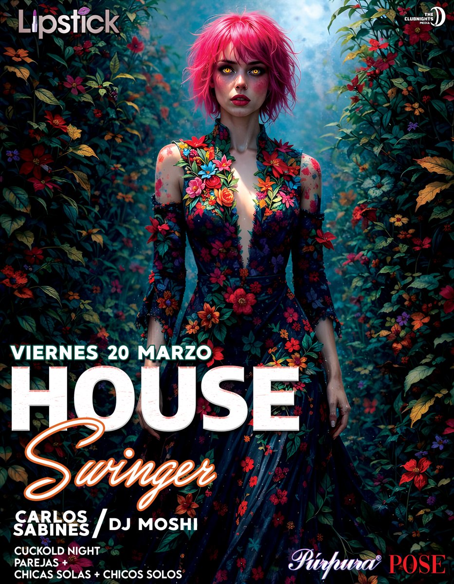 🎧🌸 HOUSE SWINGER · SPRING EDITION 🌸🎧

Este 20 Mar llega #HouseSwinger a <a href="/Purpura_Oficial/">PÚRPURA OFICIAL ♀️♂️💜</a>  🔥

🎶 Noche 100% electrónica
💑 Parejas · 💃 Chicas · 🕺 Chicos

Primavera, beats sensuales y una pista donde la vibra se siente 😈✨

Reservaciones
📲🐝  wa.me/5533903359