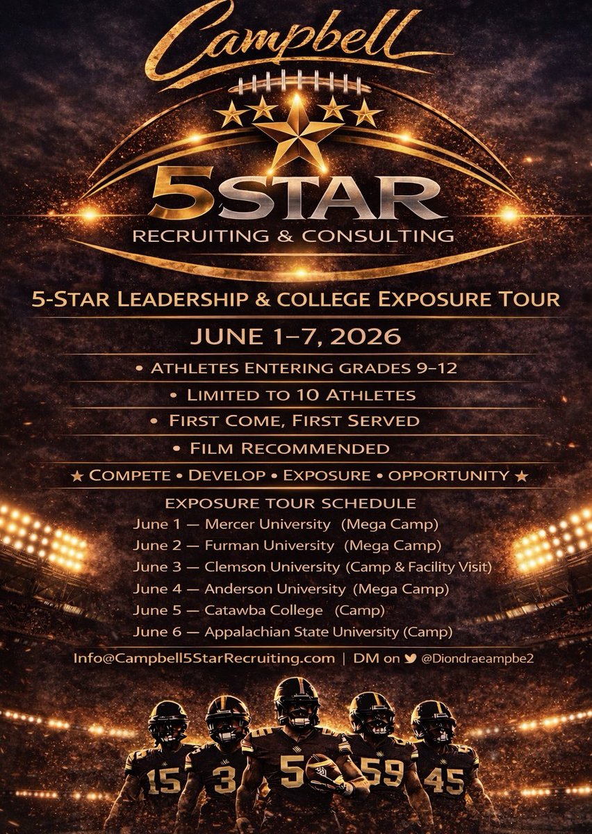 Coach Campbell | 5 Star Recruiting & Consulting tweet media
