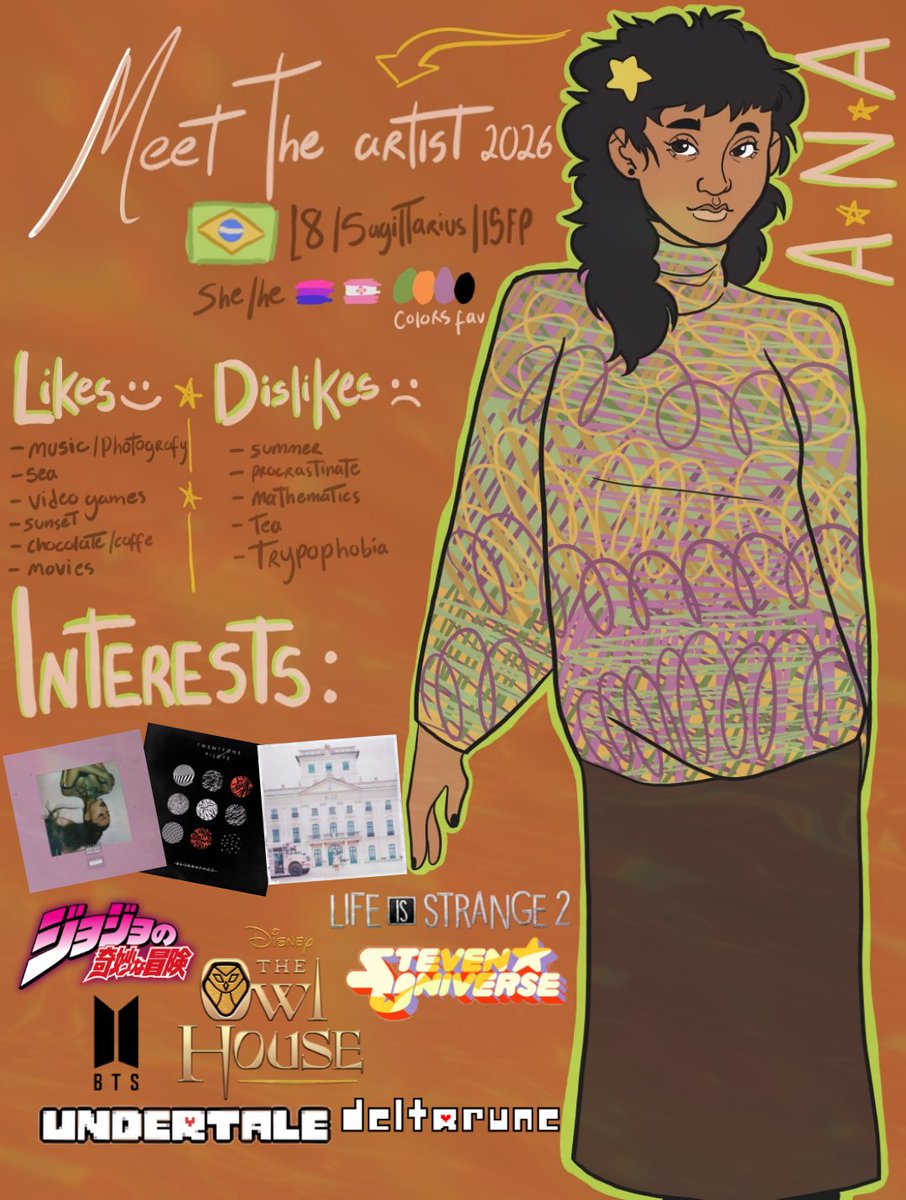 amityslover's tweet photo. Me conheçam ^^ #meettheartist https://t.co/JtBrWMSKlK