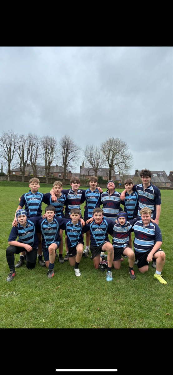 WallaceHallPE's tweet photo. Well done to the U14’s boys rugby squad who participated in a friendly fixture at @StJosephsRugby in Dumfries on Tuesday. Thanks for hosting us 🤝 Good to see some new faces trying the sport for the first time 🏉  @WallaceHallSch https://t.co/DzN8QnsIoP