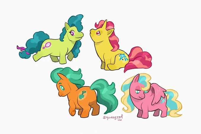 I just updated my ponies~