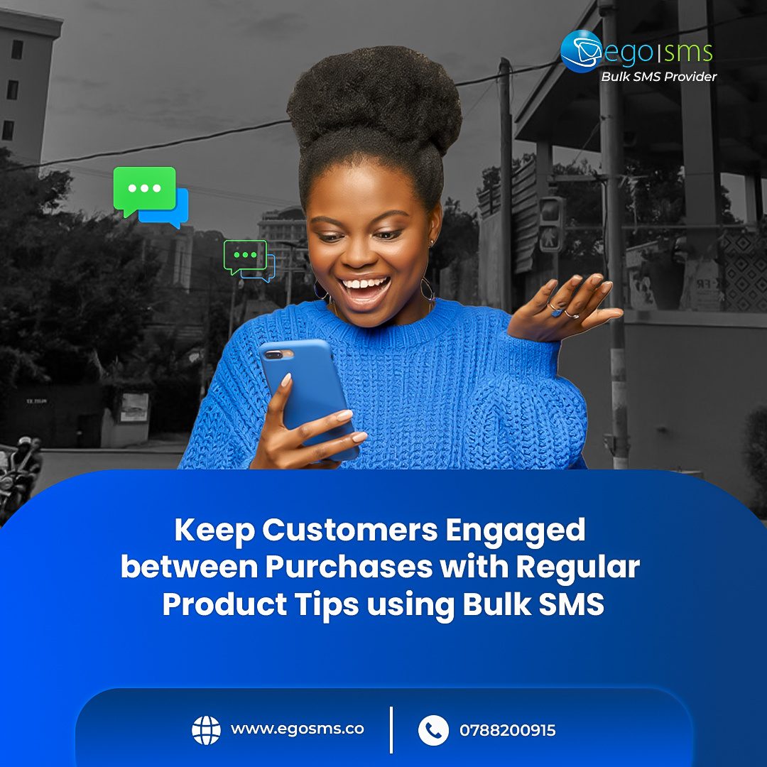 Egosms's tweet image. Send helpful product tips directly to your customers' phones using targeted Bulk Sms to boost repeat sales 

Sign up now at comms.egosms.co

#egosms #Bulksms