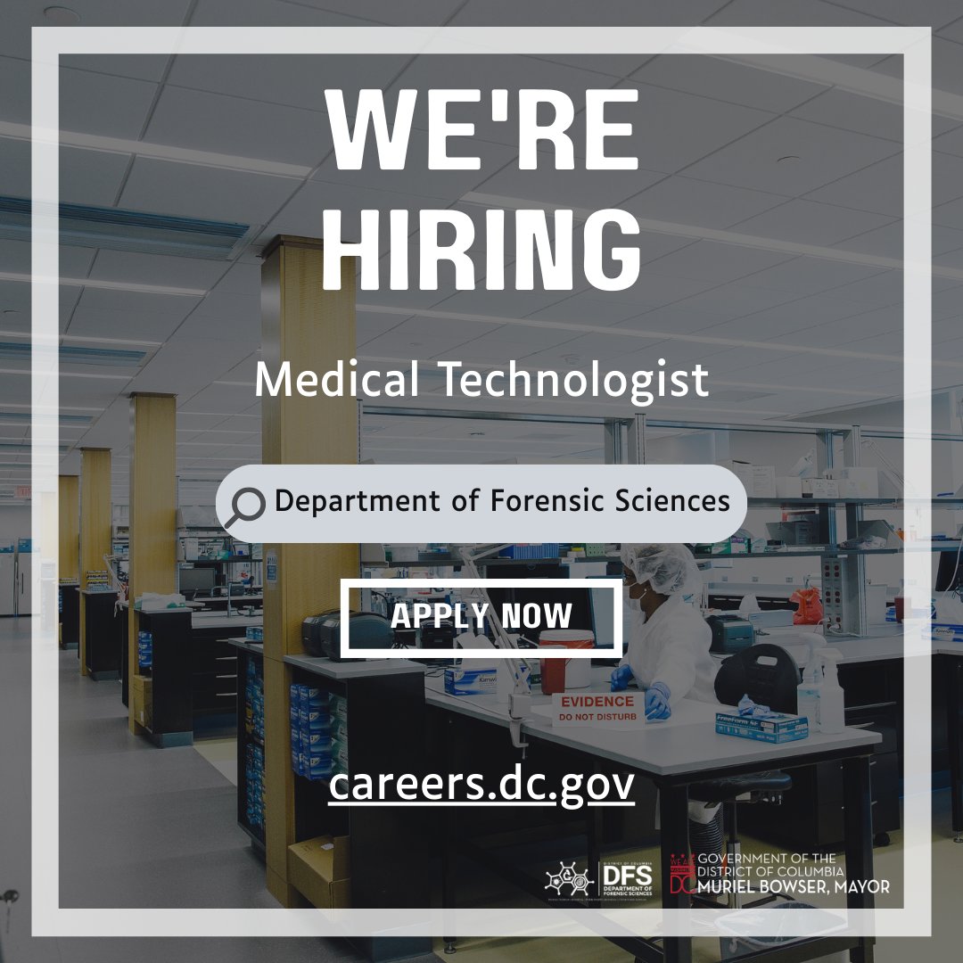 DC Department of Forensic Sciences tweet media
