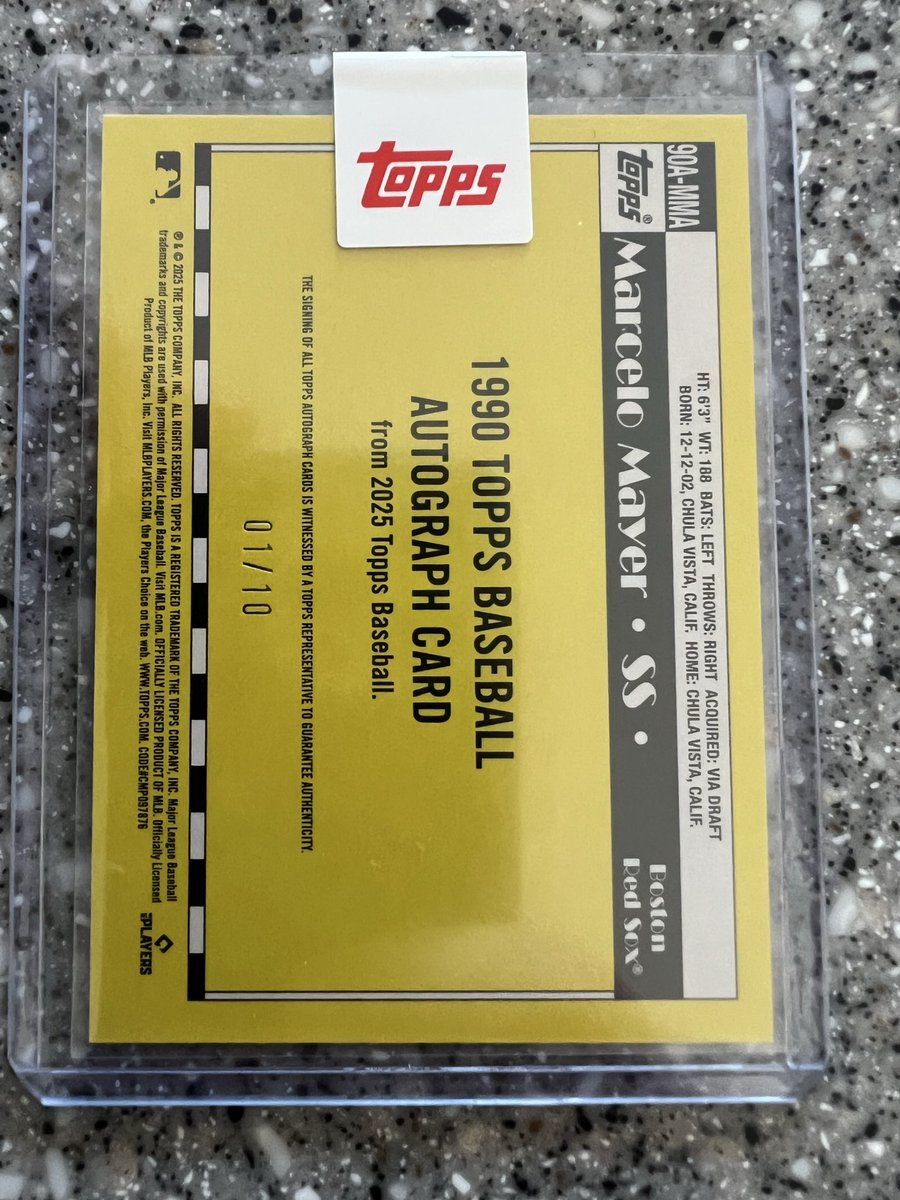 WrongRoadHoney's tweet photo. @CardPurchaser Well, it got here in a week. And what a card! #CardOfTheDay #FirstPrint https://t.co/SGR6dFXgkK