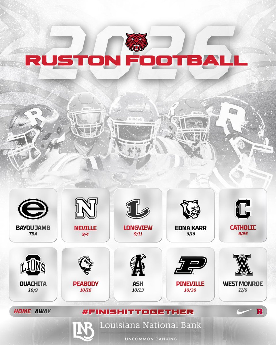 Ruston High Athletics tweet media
