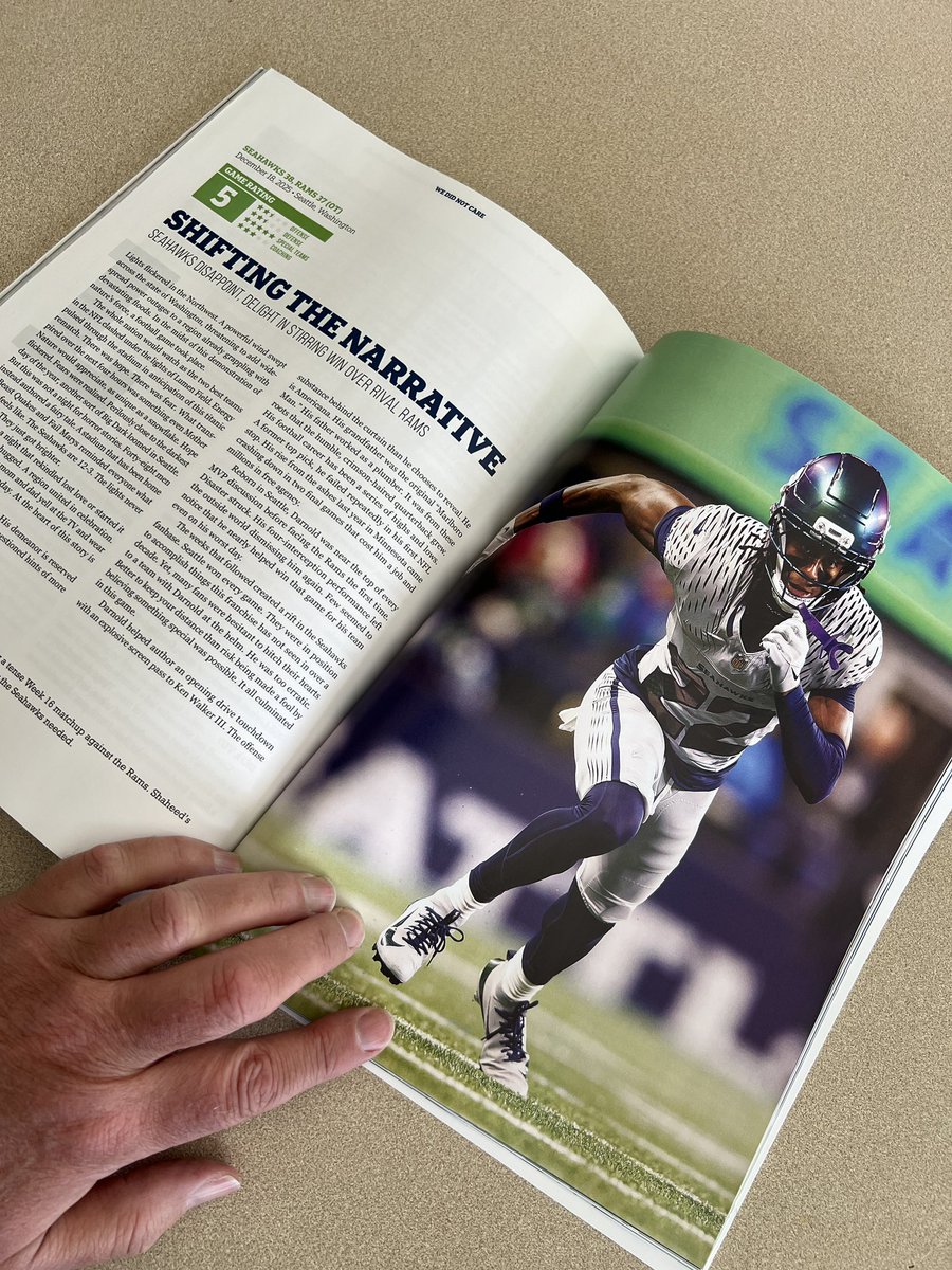 Finally received my copy! #GoHawks <a href="/Seahawks/">Seattle Seahawks</a> <a href="/hawkblogger/">Brian Nemhauser</a>