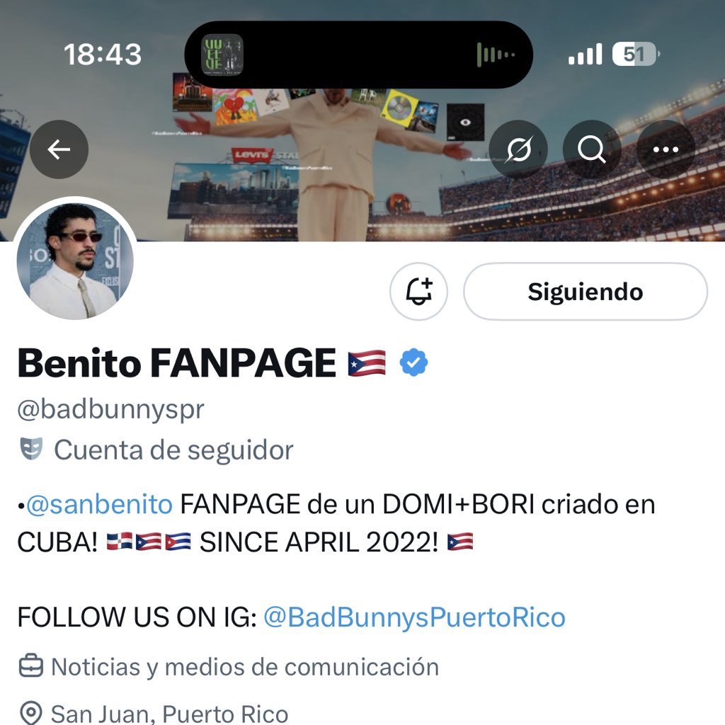 Benito Fan EST. 2016 🇵🇷 tweet media