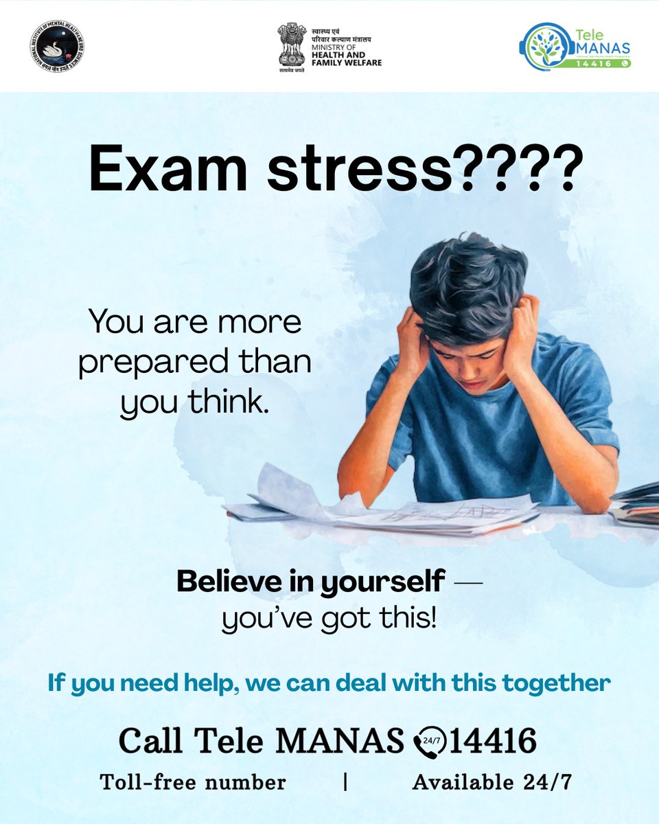 Tele MANAS NIMHANS (Apex) tweet media