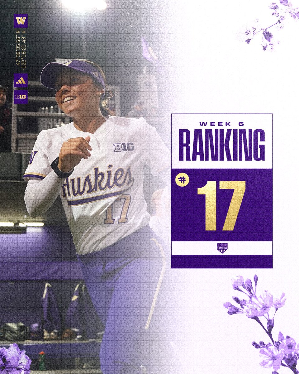 Washington Softball tweet media