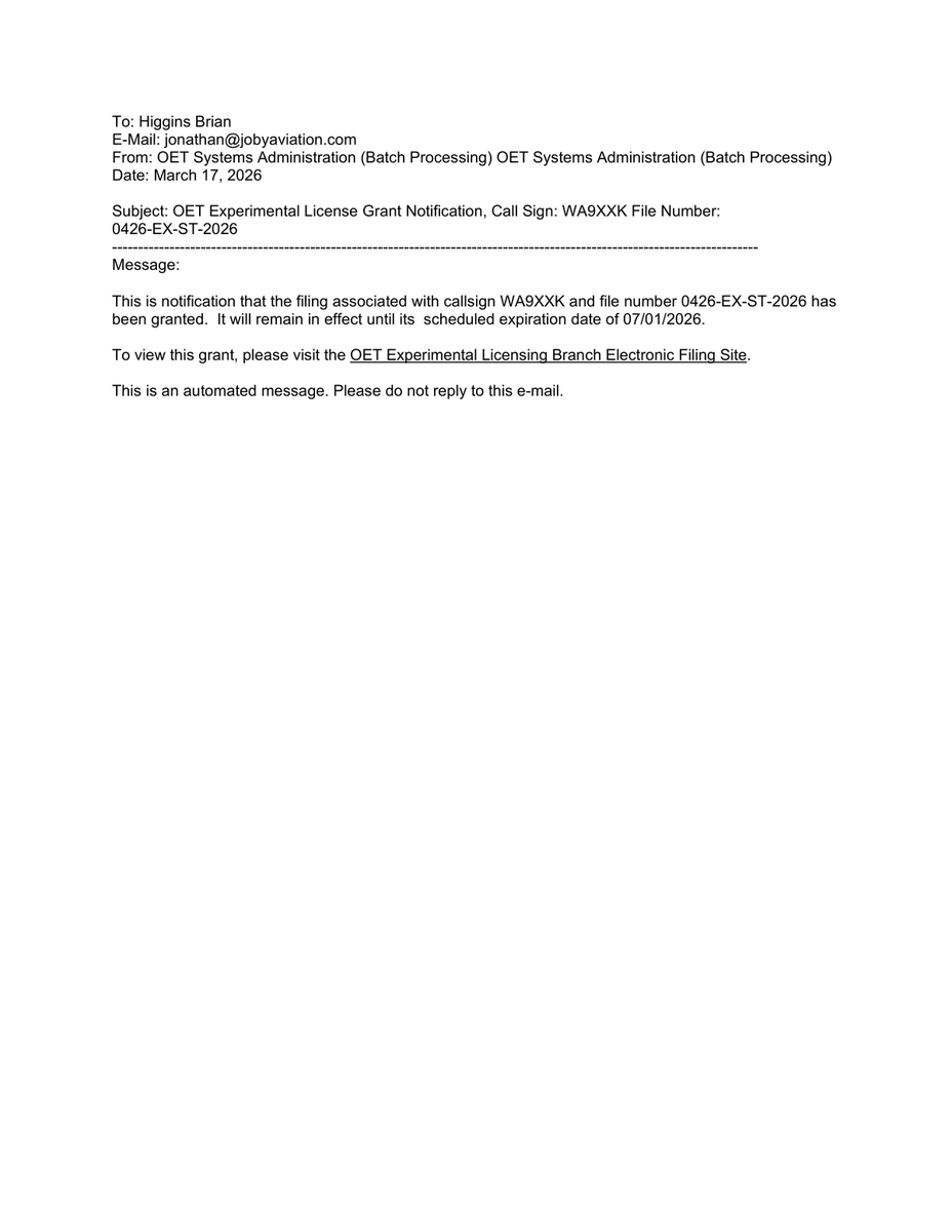 FCC Filing Alerts tweet media