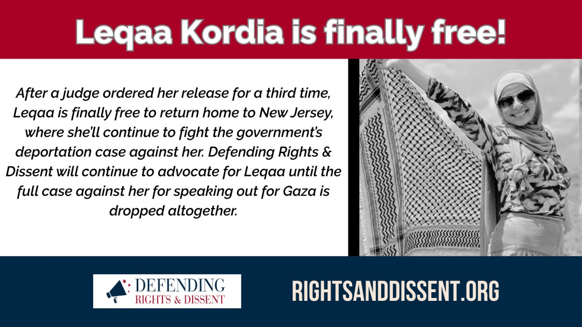 Defending Rights & Dissent tweet media