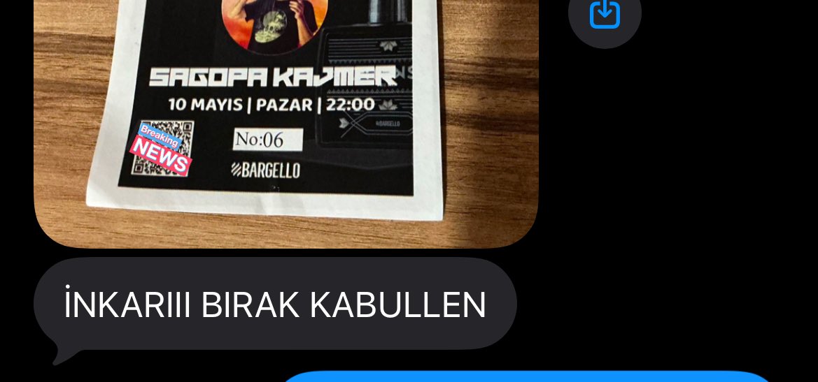 erkek kardeşime konsere falan gidemezsin dedik anlık bize diss atmış