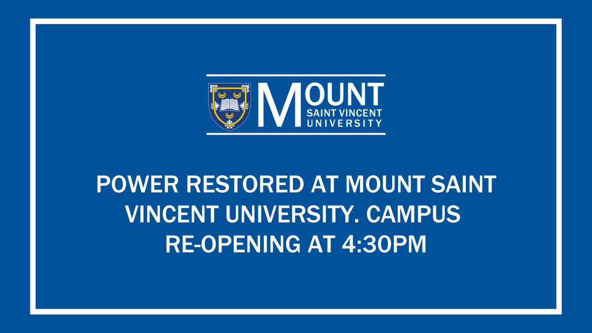 Mount Saint Vincent University tweet media