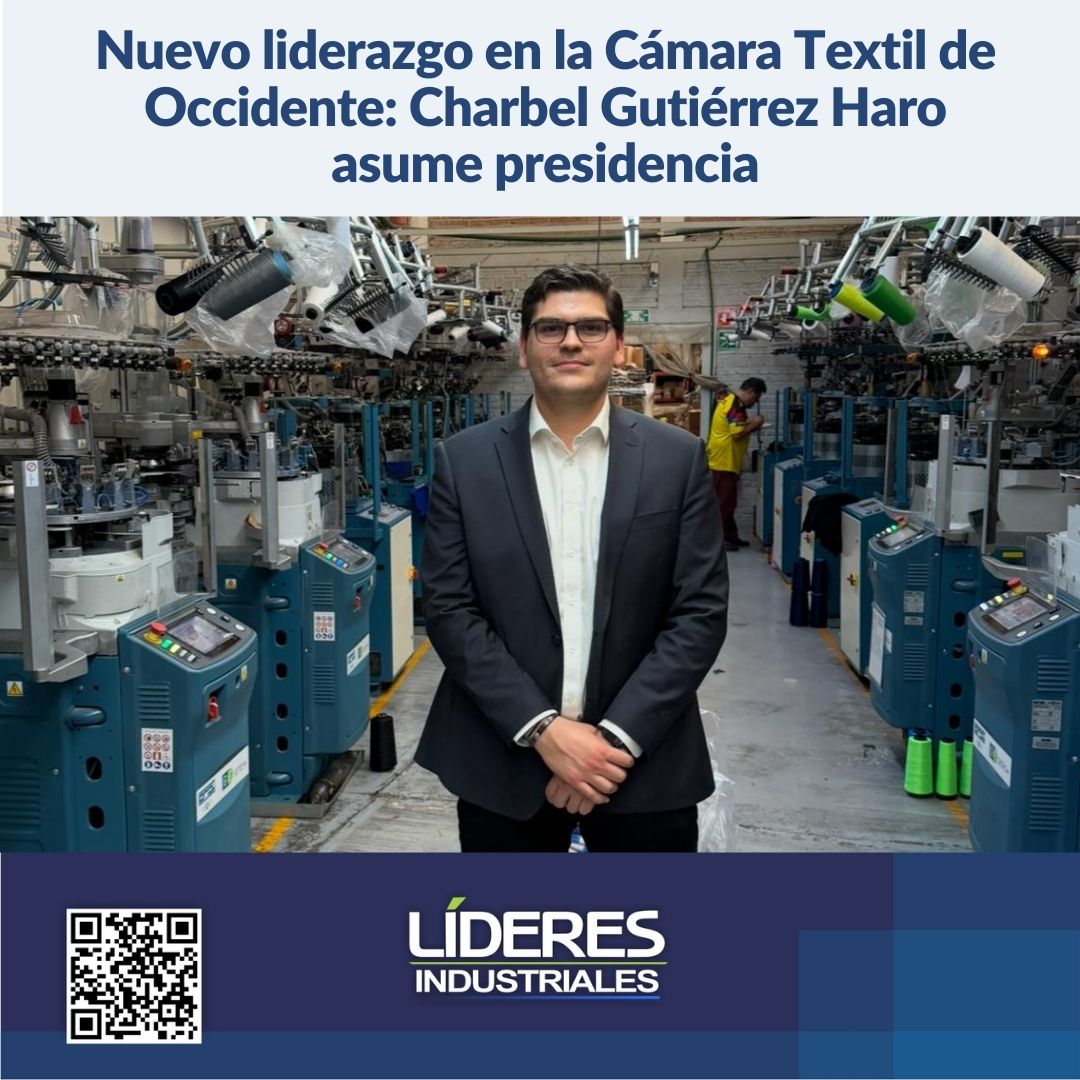 En asamblea ordinaria de la Cámara Textil de Occidente llevada a cabo el día de hoy en el MIND, fue electo por unanimidad el empresario textilero Charbel Gutiérrez Haro, como presidente para el periodo 2026/2027.