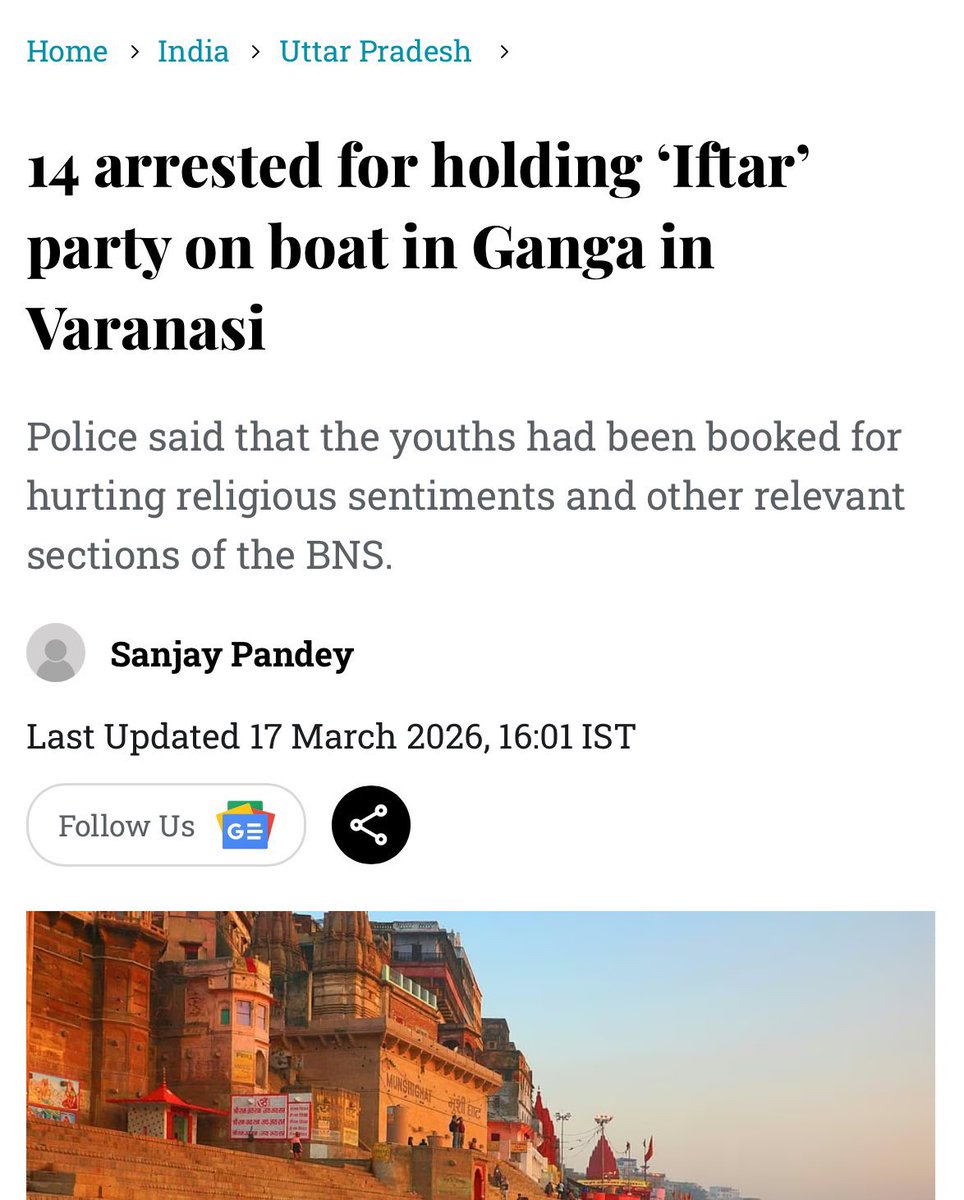 AlamHind_'s tweet photo. FIR against muslims for eating food on the boat. https://t.co/TqoR749gXu