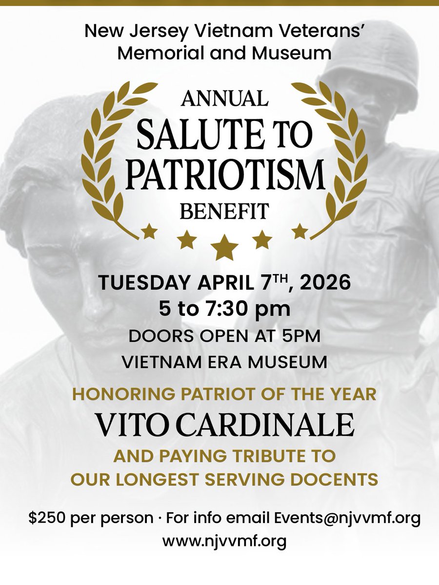 New Jersey Vietnam Veterans’ Memorial & Museum tweet media