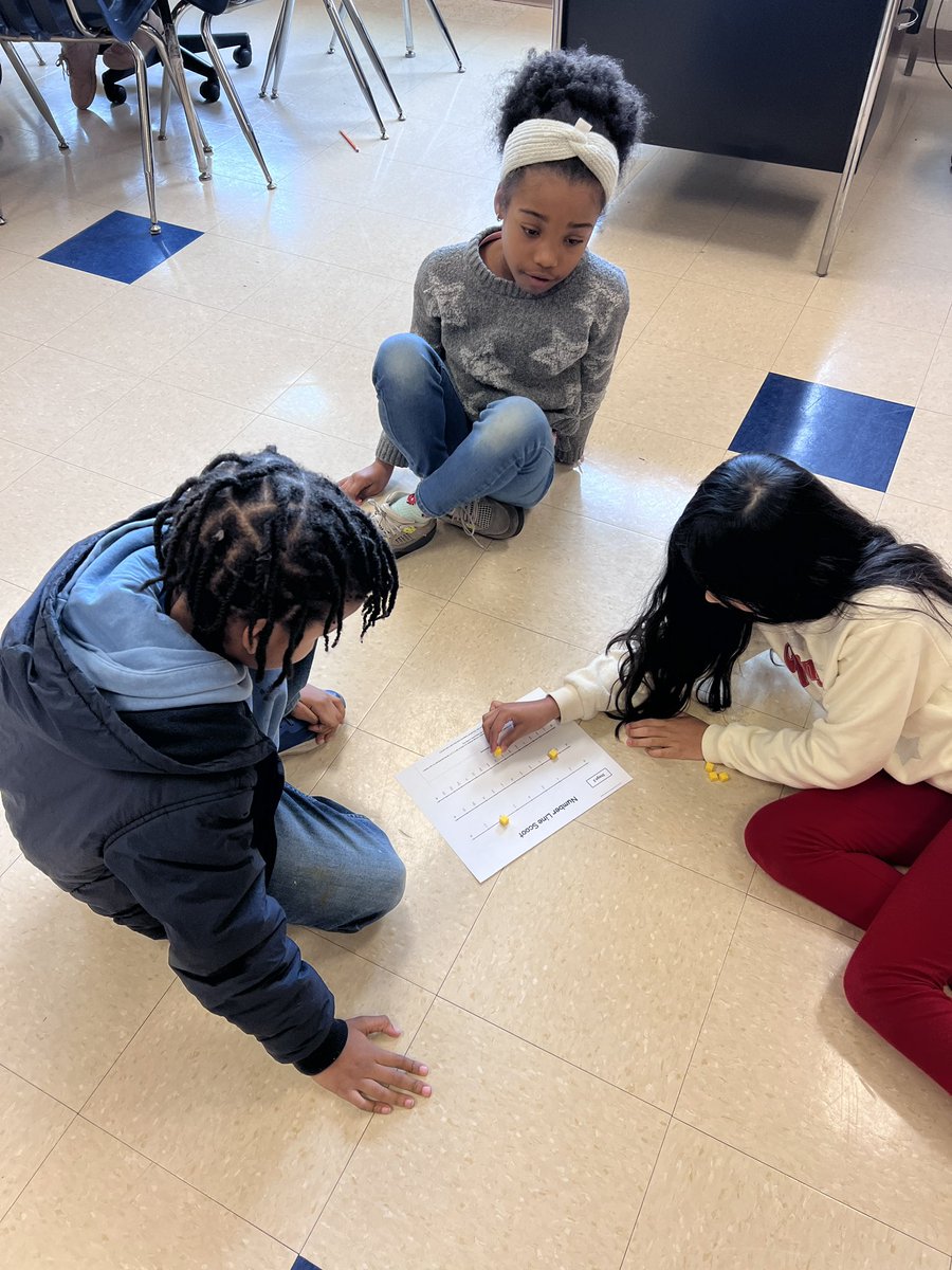 SterlingElemen1's tweet image. Number Line Scoot with FRACTIONS was a big hit with our 3rd Graders! @IllustrateMath  @CharMeckSchools #sterlingpride🐯 #LevelUP⬆️ #fractions #3rdGrade