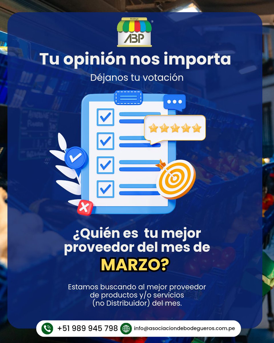 Asociación de Bodegueros del Perú ABP tweet media