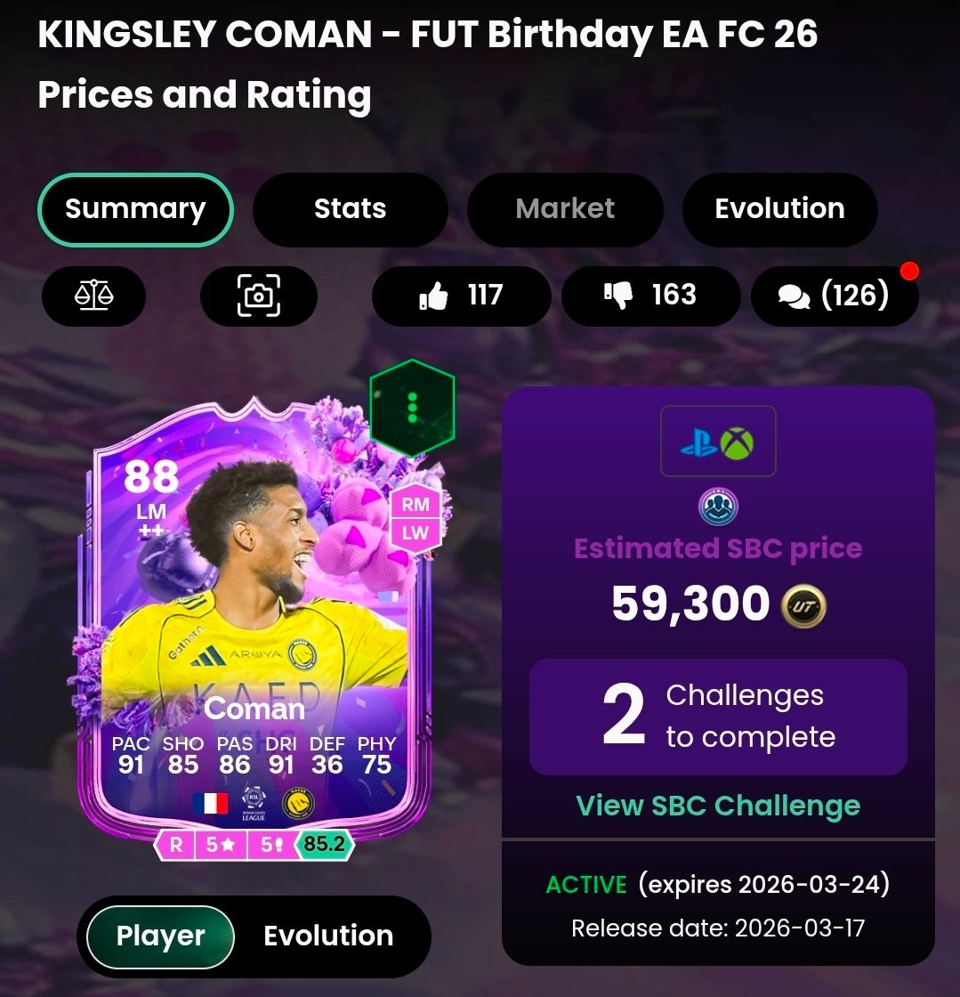 FUT REVEAL FC26 LEAKS tweet media