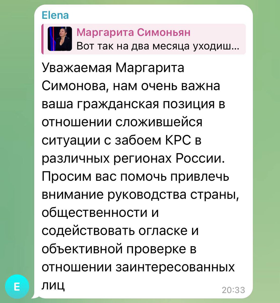 Margarita Simonyan tweet media