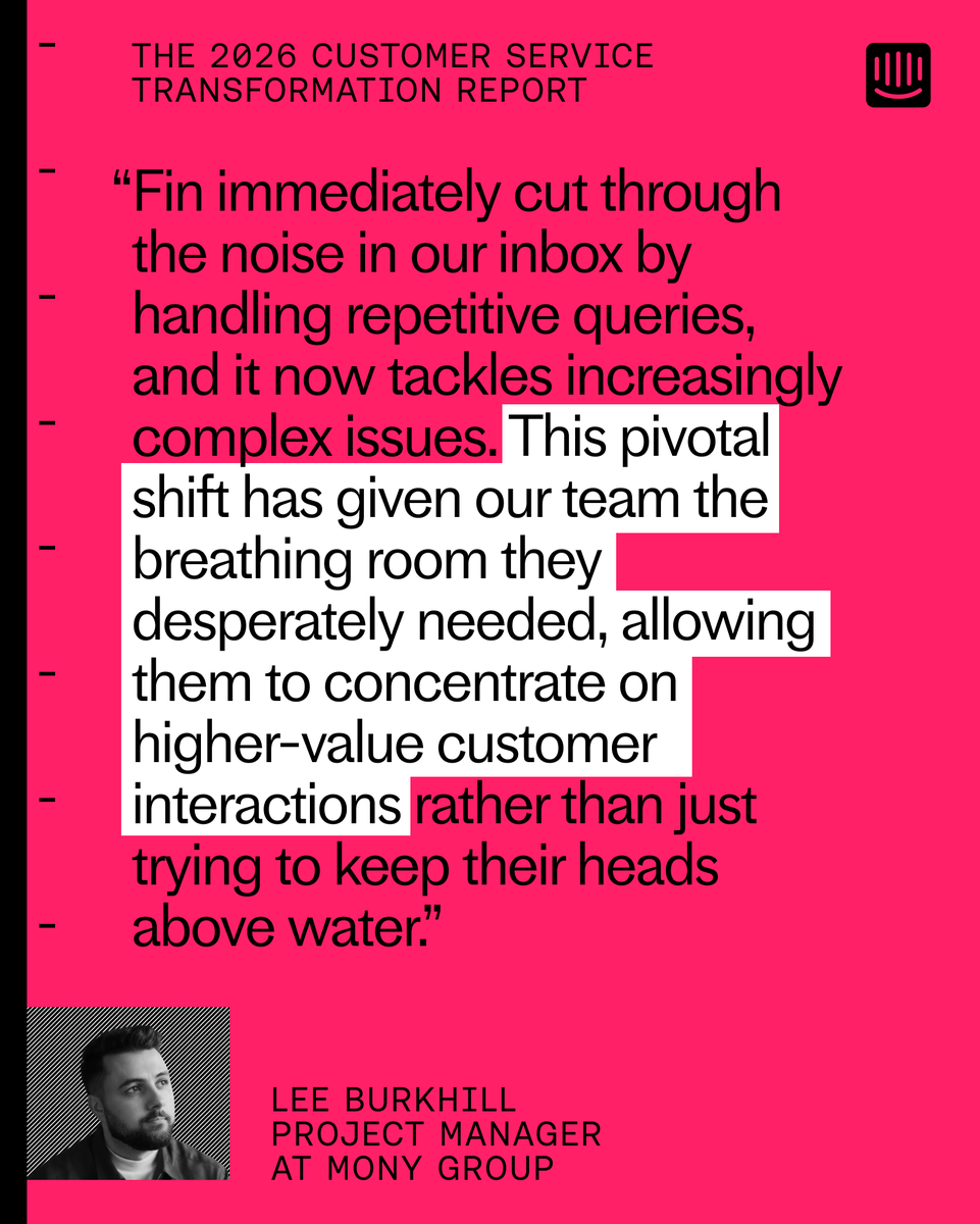 Intercom tweet media