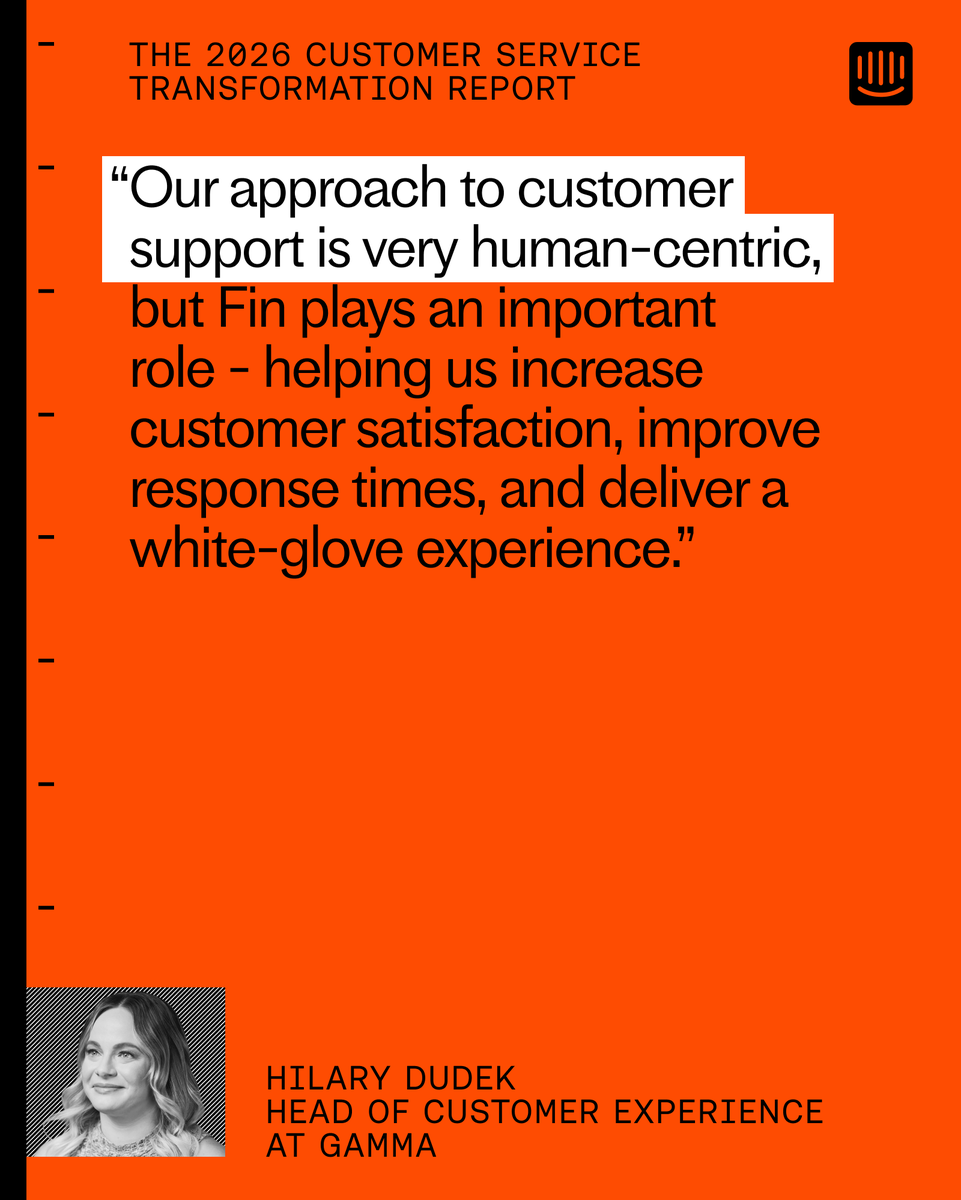 Intercom tweet media