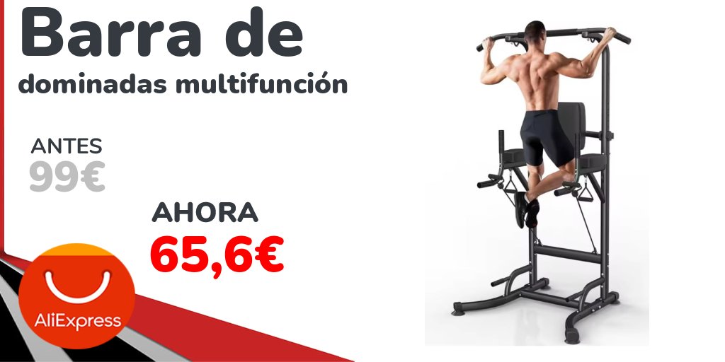 michollo's tweet image. 💪🔥 SUPER OFERTA: Barra de dominadas multifunción. Perfecta para entrenar pull‑ups, chin‑ups, dips y más sin gimnasio. 🏋️‍♂️ Fitness

▶️ michollo.to/Y7NCP

#Dominadas #Deporte #Entrenamiento #Chollos #Ofertas