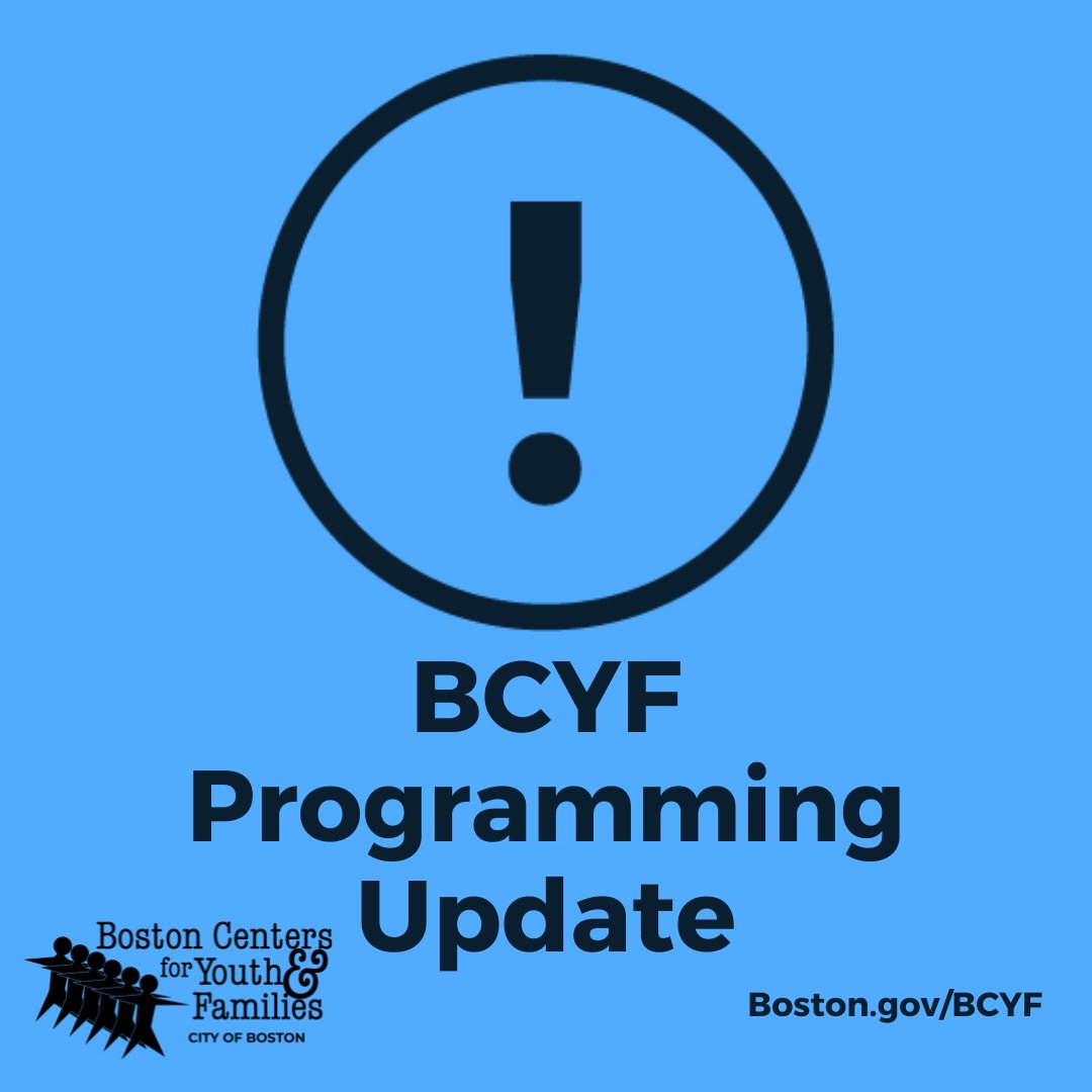 Boston Centers/BCYF tweet media