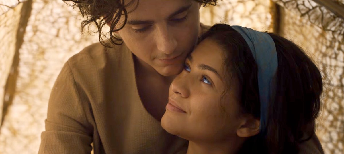 DEADLINE's tweet photo. Zendaya responded to whether her 'Dune' character Chani and Florence Pugh's Princess Irulan will be seeing more of each other in 'Dune: Part Three' after how things ended in 'Dune: Part Two' with Paul choosing to marry Irulan. 

She said, "I don't want to tease anything, but she's absolutely phenomenal. And you guys will just have to see for yourselves what happens because it's quite the journey."

Read more: https://t.co/yt1AtN3Vd2