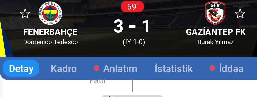 AliiMesee's tweet photo. Ordan Sekçukla Burak Yılmzın takumlarını getirin Fener şov yapacal #FBvGFK https://t.co/2U4rXDROcj